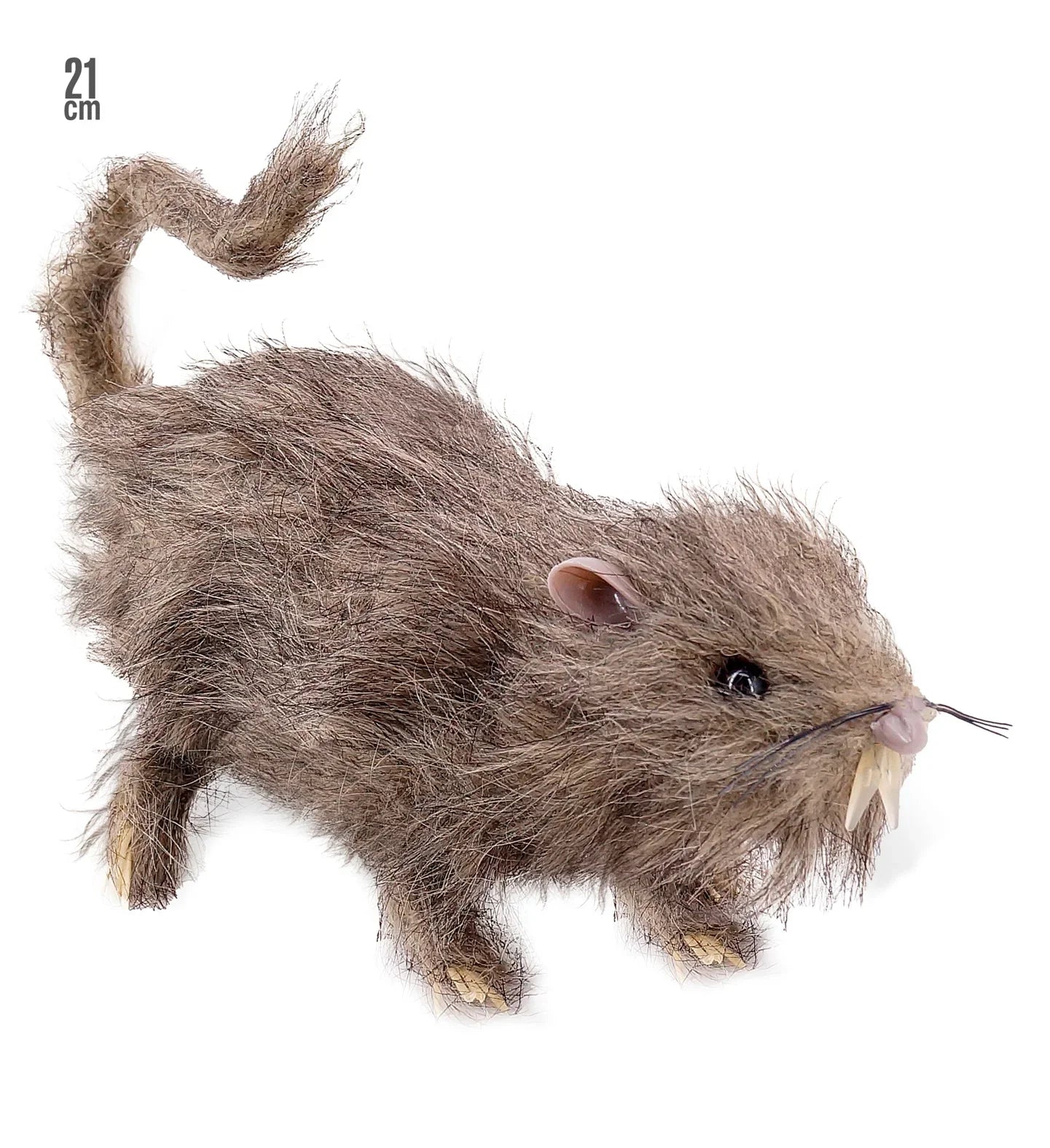 Rata con Pelo de 21cm Figuras Decorativas Widmann